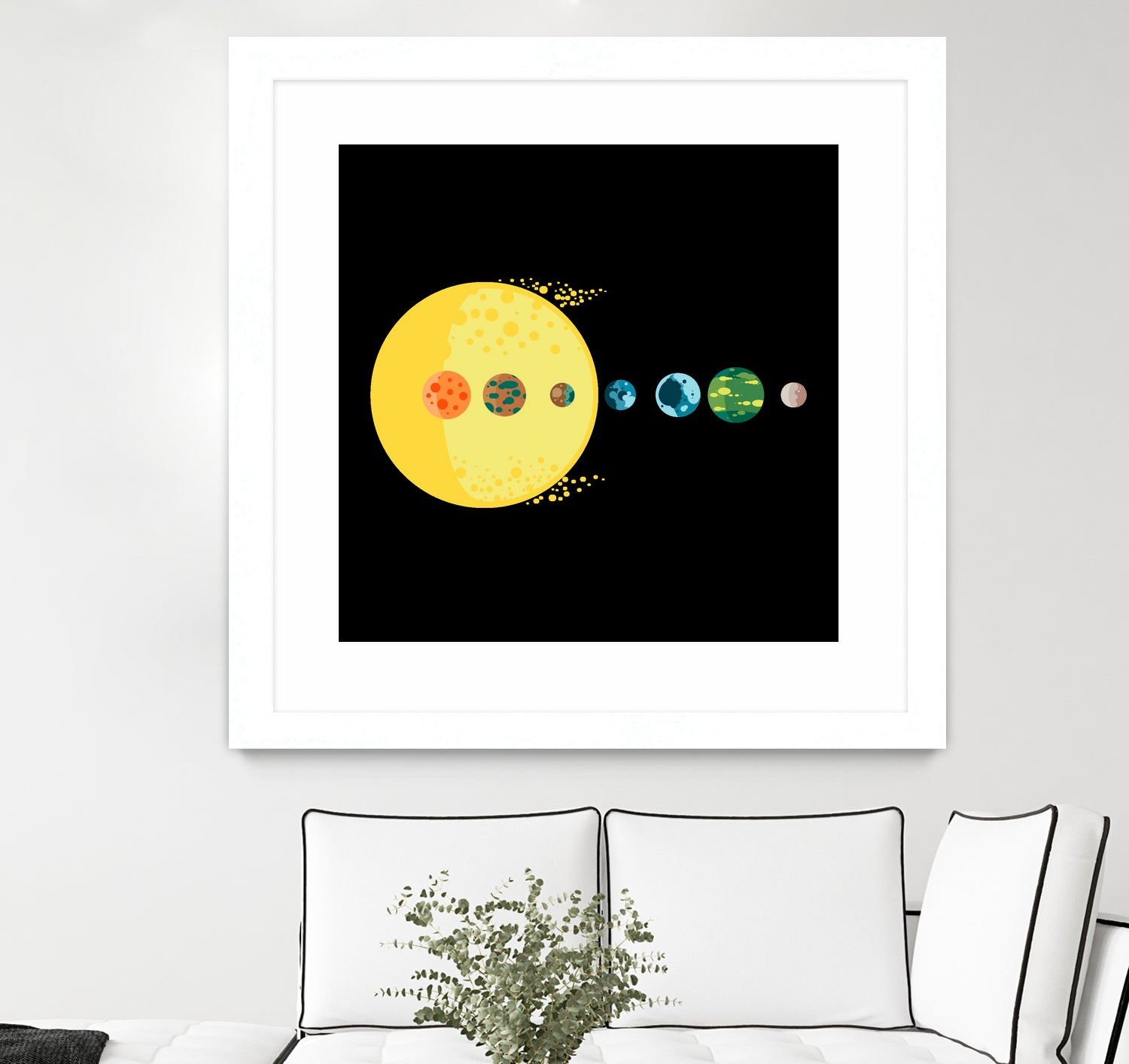 Trappist System by Alessandra Gagliano on GIANT ART - blue vector illustration