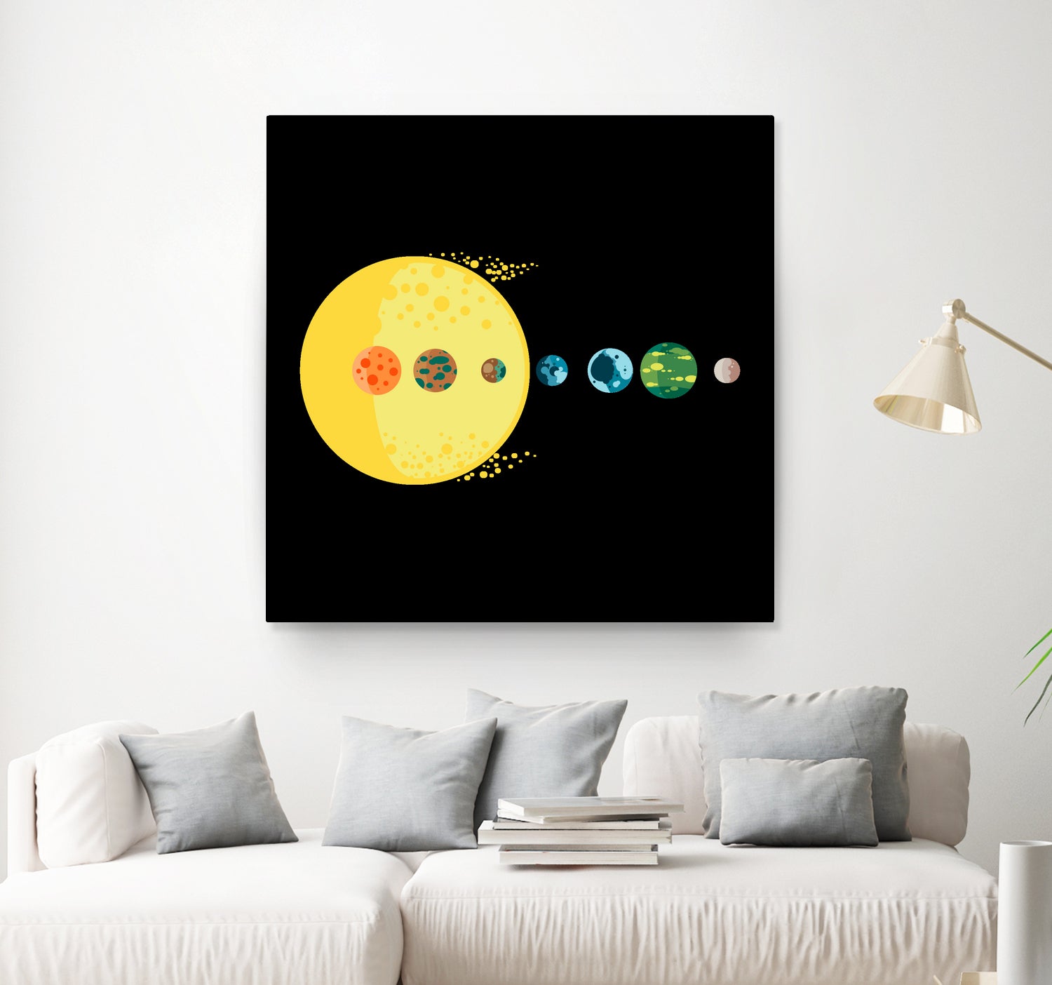 Trappist System by Alessandra Gagliano on GIANT ART - blue vector illustration