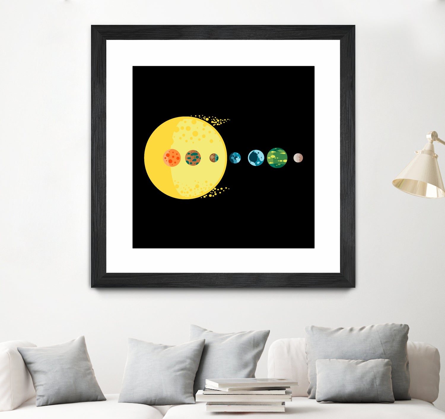 Trappist System by Alessandra Gagliano on GIANT ART - blue vector illustration