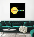 Trappist System by Alessandra Gagliano on GIANT ART - blue vector illustration