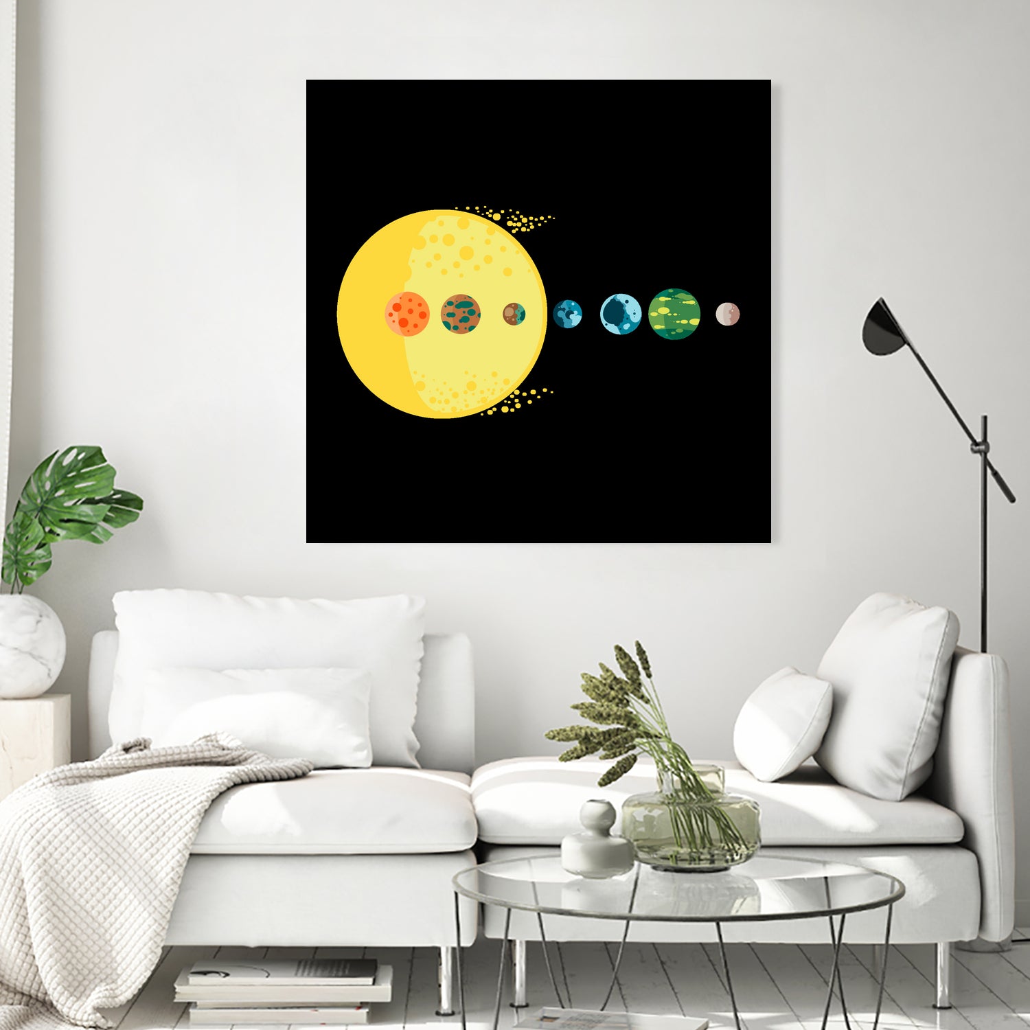 Trappist System by Alessandra Gagliano on GIANT ART - blue vector illustration