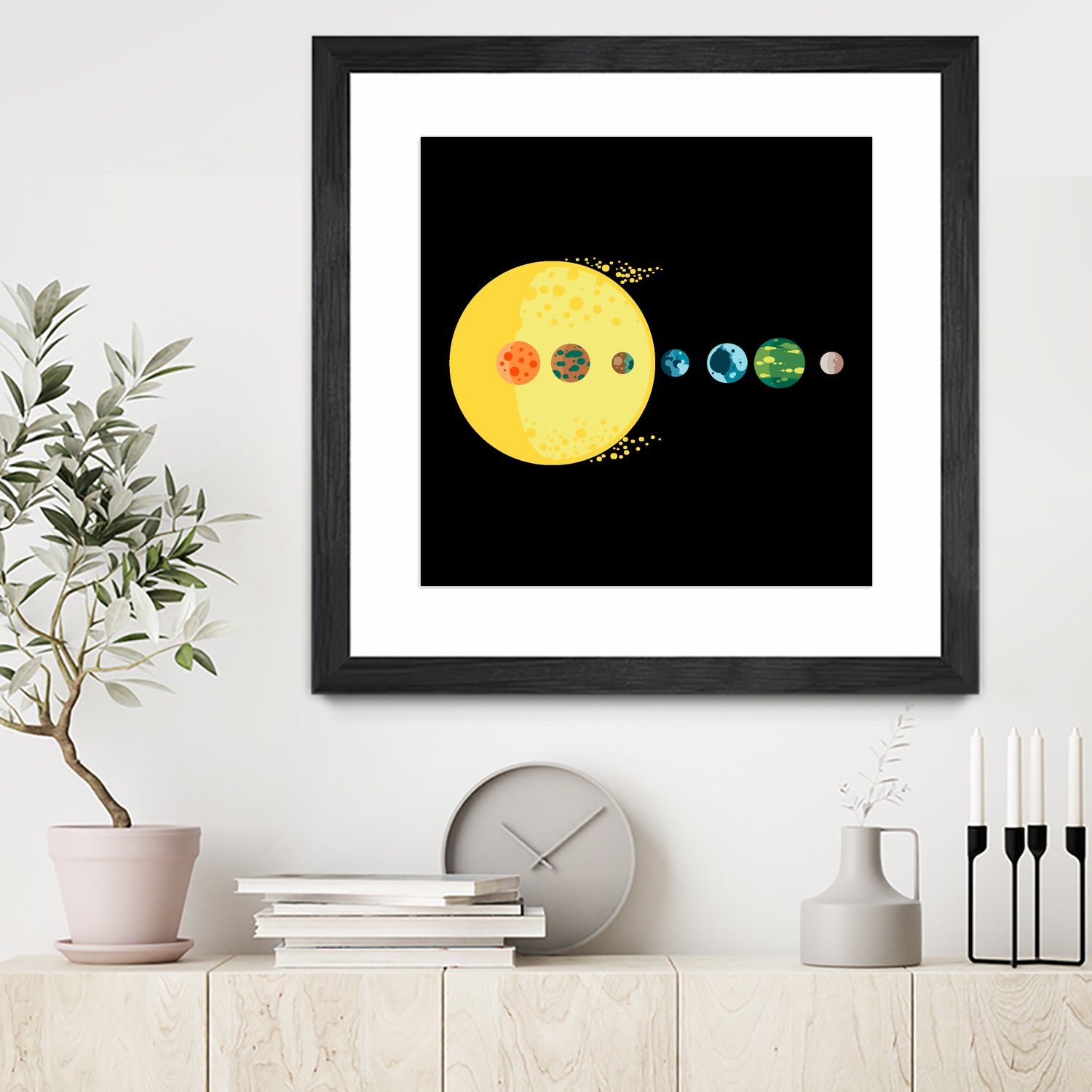 Trappist System by Alessandra Gagliano on GIANT ART - blue vector illustration