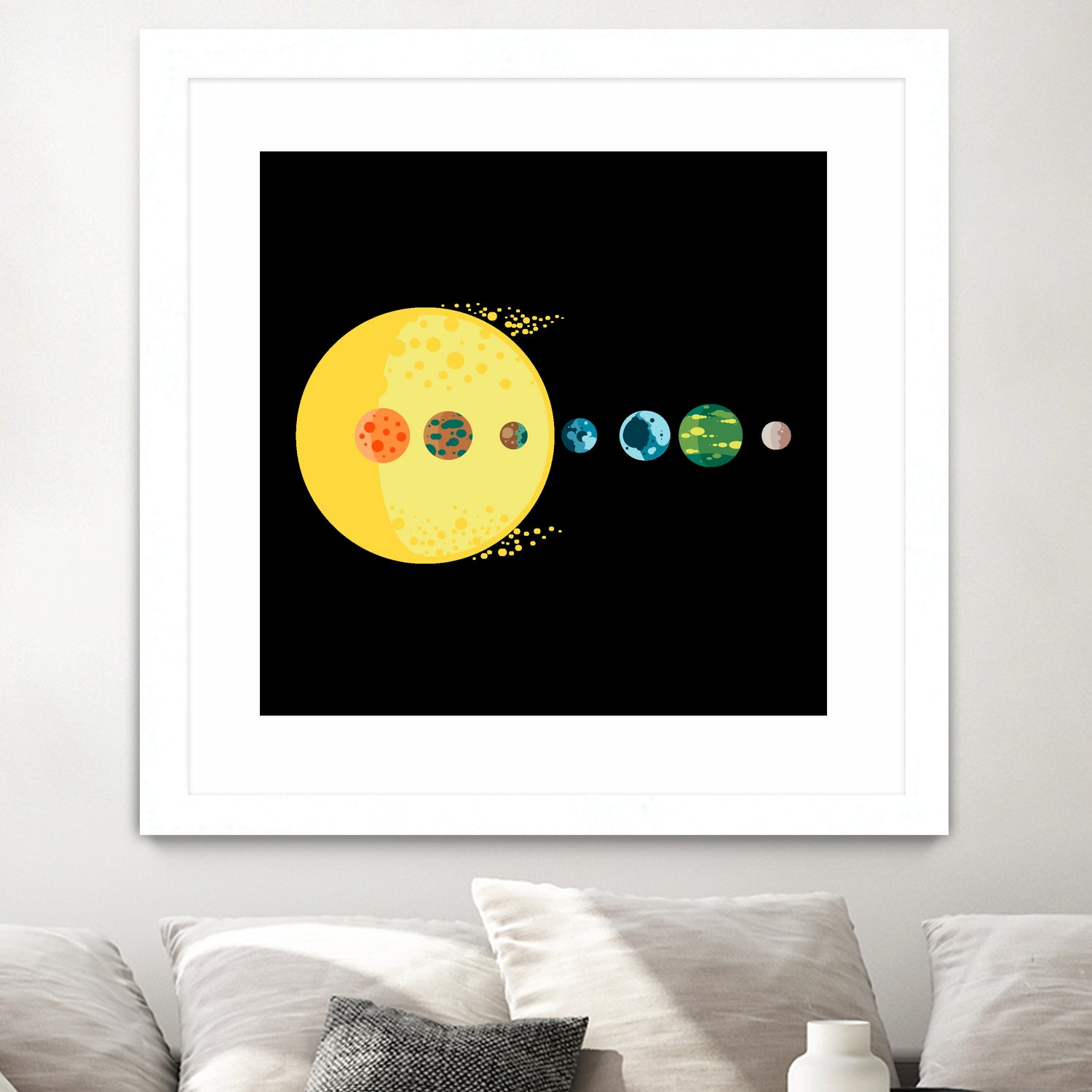 Trappist System by Alessandra Gagliano on GIANT ART - blue vector illustration