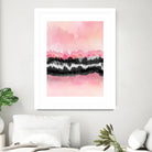 Pink Mountains by Elisabeth Fredriksson on GIANT ART - pink digital painting