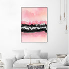 Pink Mountains by Elisabeth Fredriksson on GIANT ART - pink digital painting