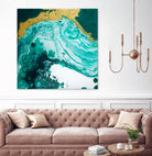 Emerald Coast by L. Renee Jones on GIANT ART - green mixed media