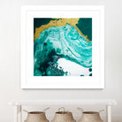 Emerald Coast by L. Renee Jones on GIANT ART - green mixed media