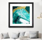 Emerald Coast by L. Renee Jones on GIANT ART - green mixed media