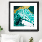 Emerald Coast by L. Renee Jones on GIANT ART - green mixed media