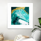 Emerald Coast by L. Renee Jones on GIANT ART - green mixed media