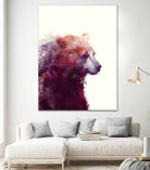 Bear Calm by Amy Hamilton on GIANT ART - mixed media