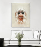 The Great White Angry Monkey by Lukáš Brežák on GIANT ART - white digital painting