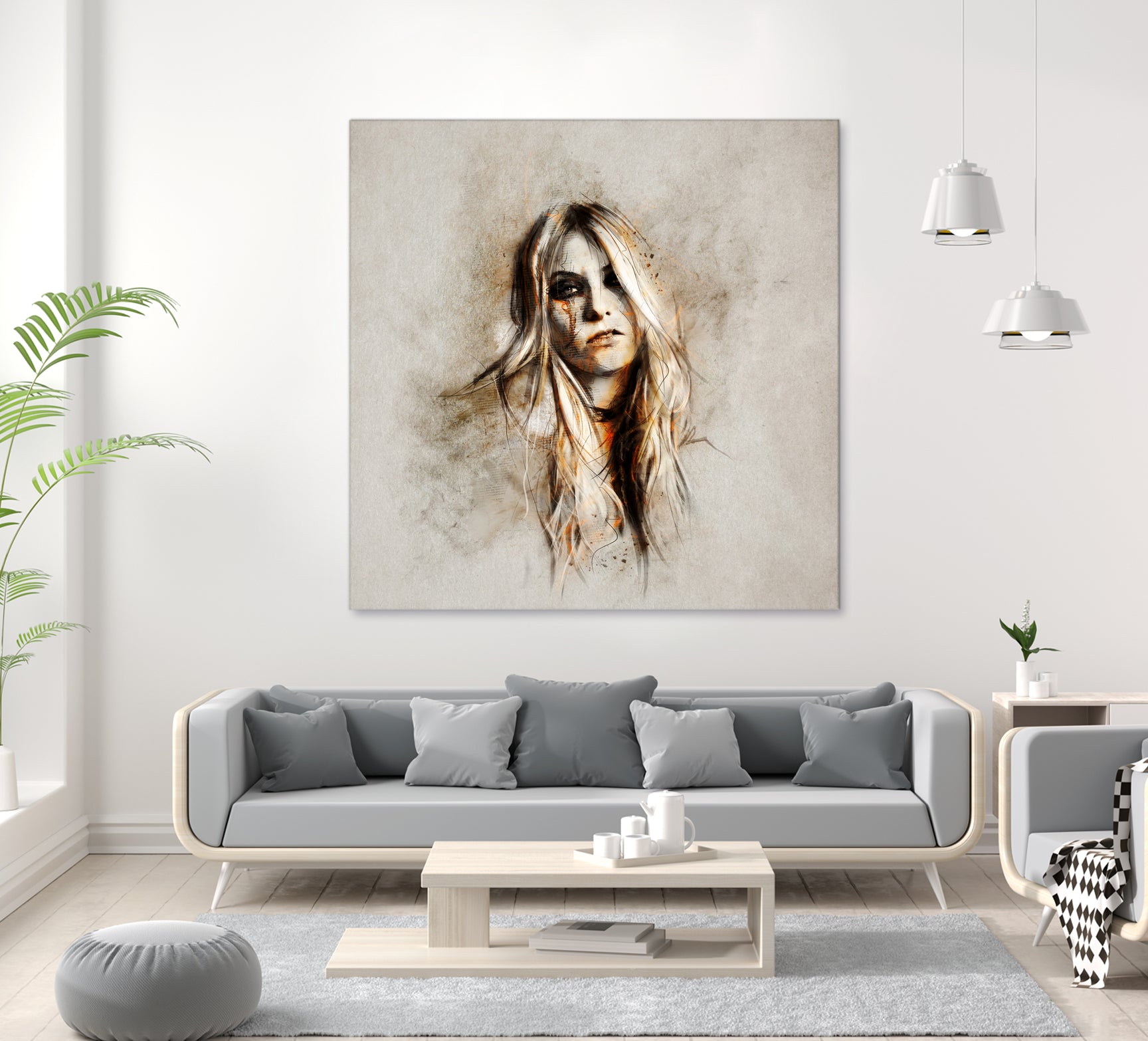 Taylor Momsen by Claudio Tosi on GIANT ART - orange digital painting