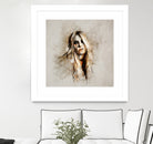 Taylor Momsen by Claudio Tosi on GIANT ART - orange digital painting