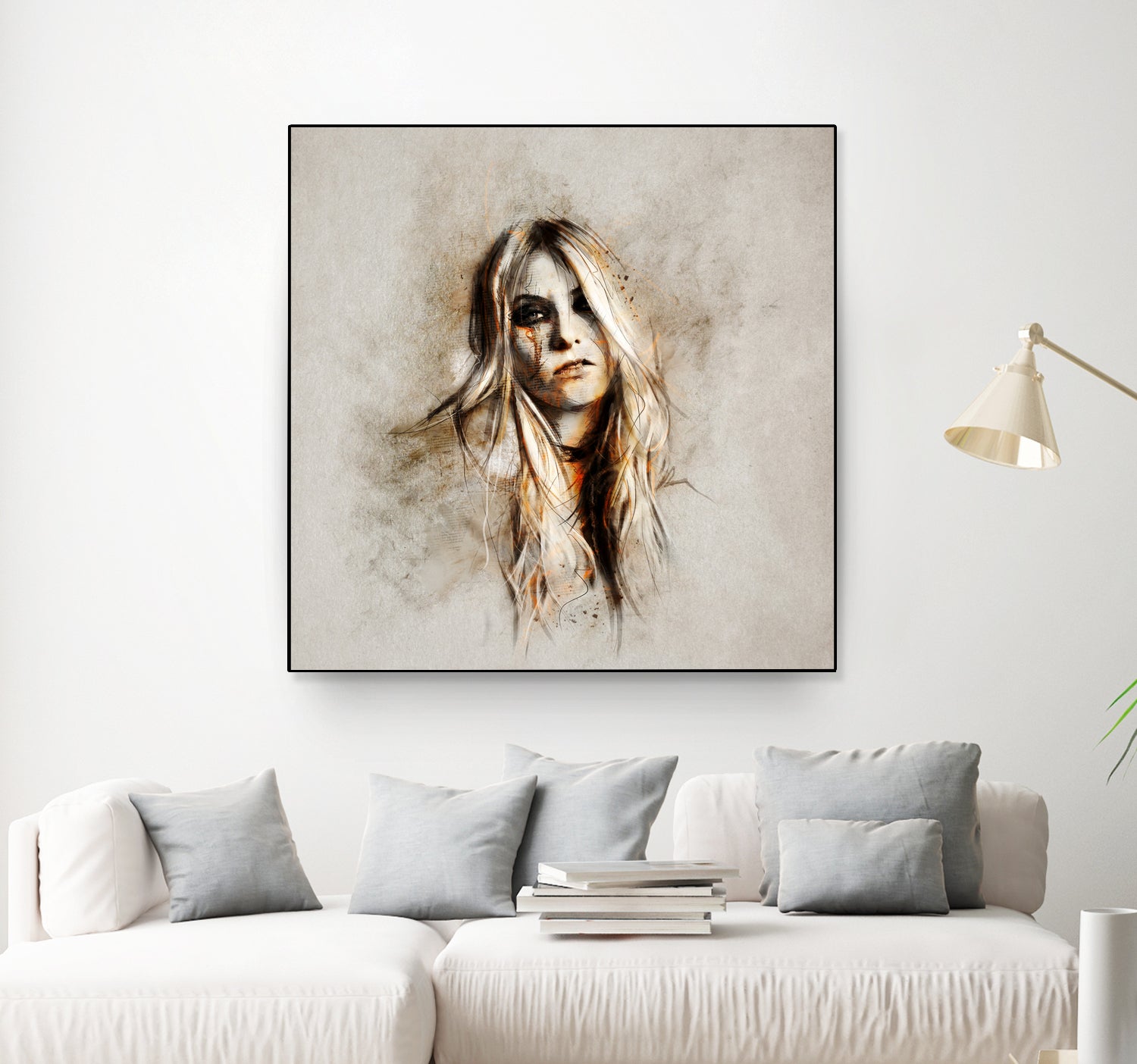 Taylor Momsen by Claudio Tosi on GIANT ART - orange digital painting