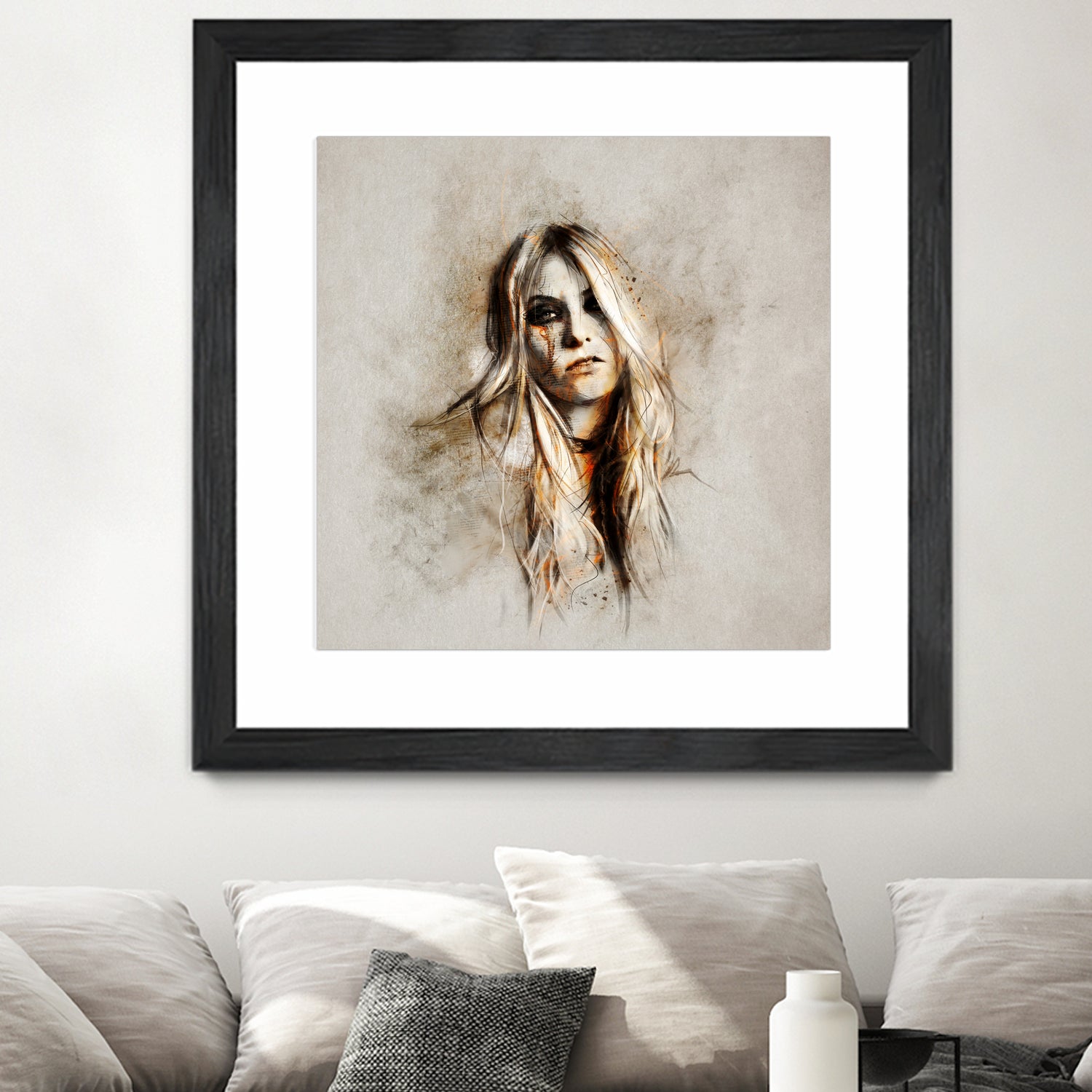 Taylor Momsen by Claudio Tosi on GIANT ART - orange digital painting