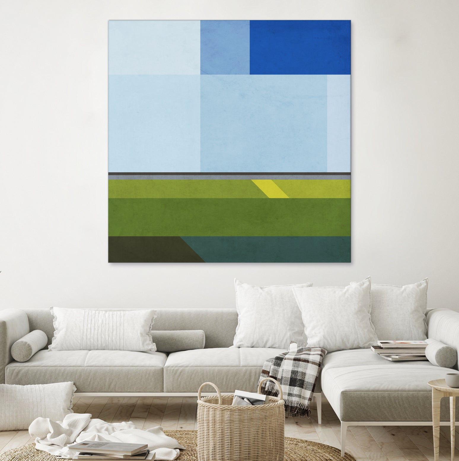 Landscape 05 by Issac Mangold on GIANT ART - blue digital painting