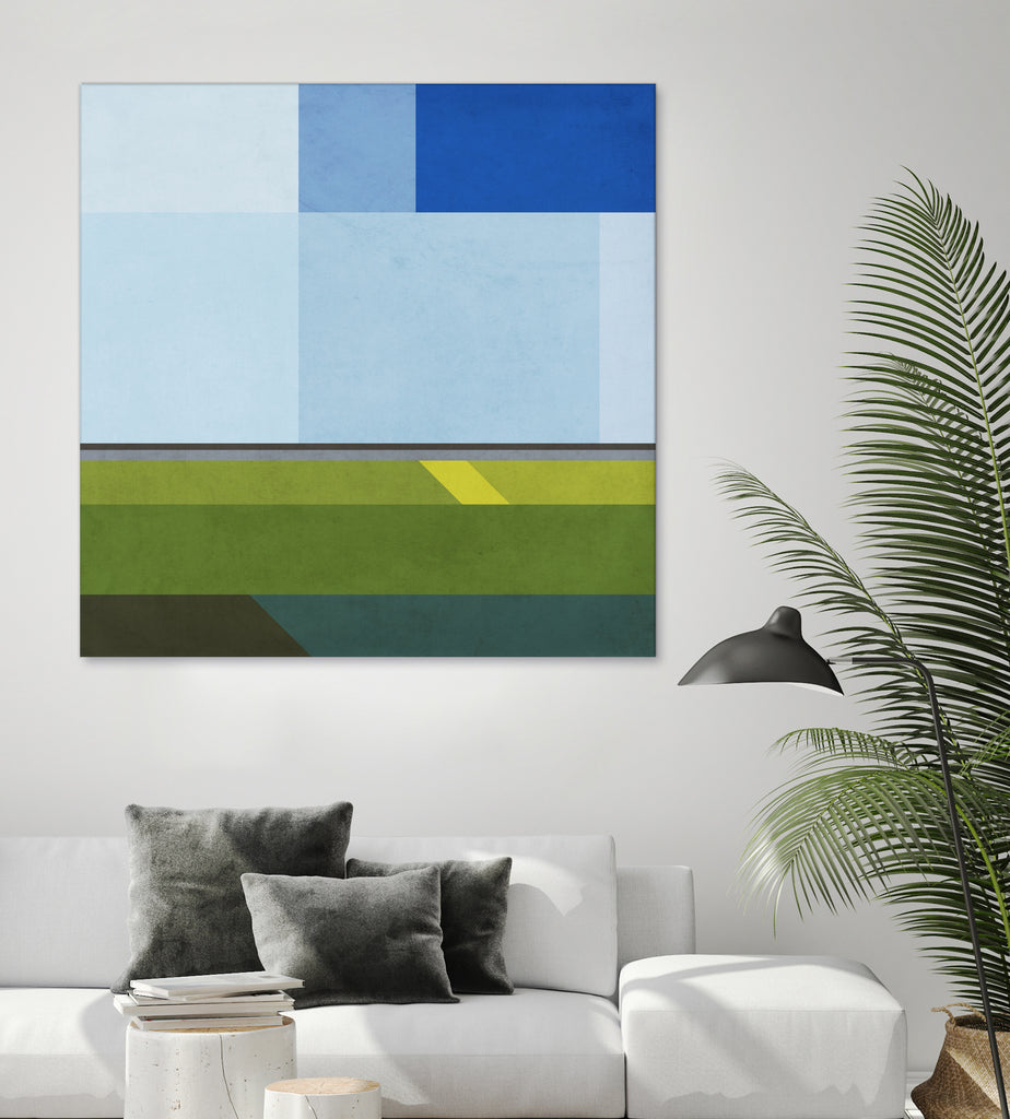 Landscape 05 by Issac Mangold on GIANT ART - blue digital painting