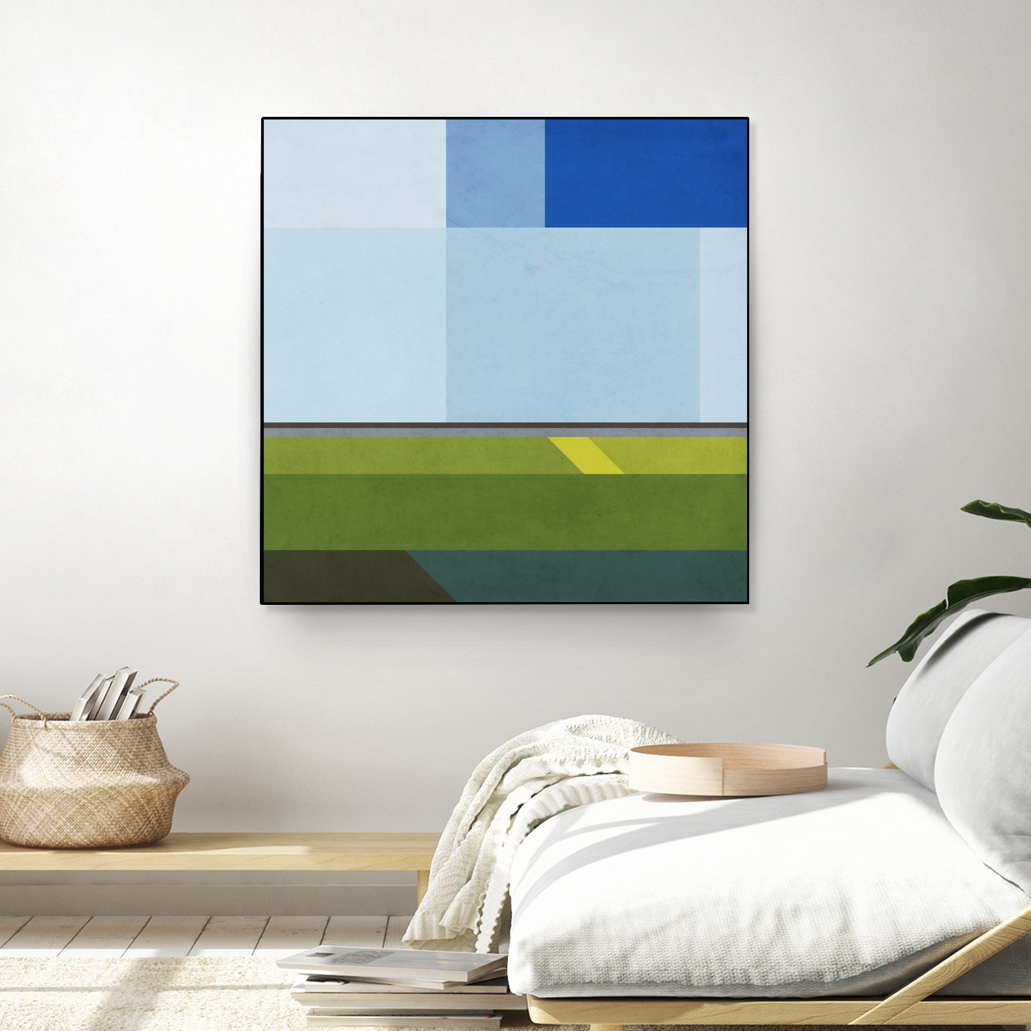 Landscape 05 by Issac Mangold on GIANT ART - blue digital painting