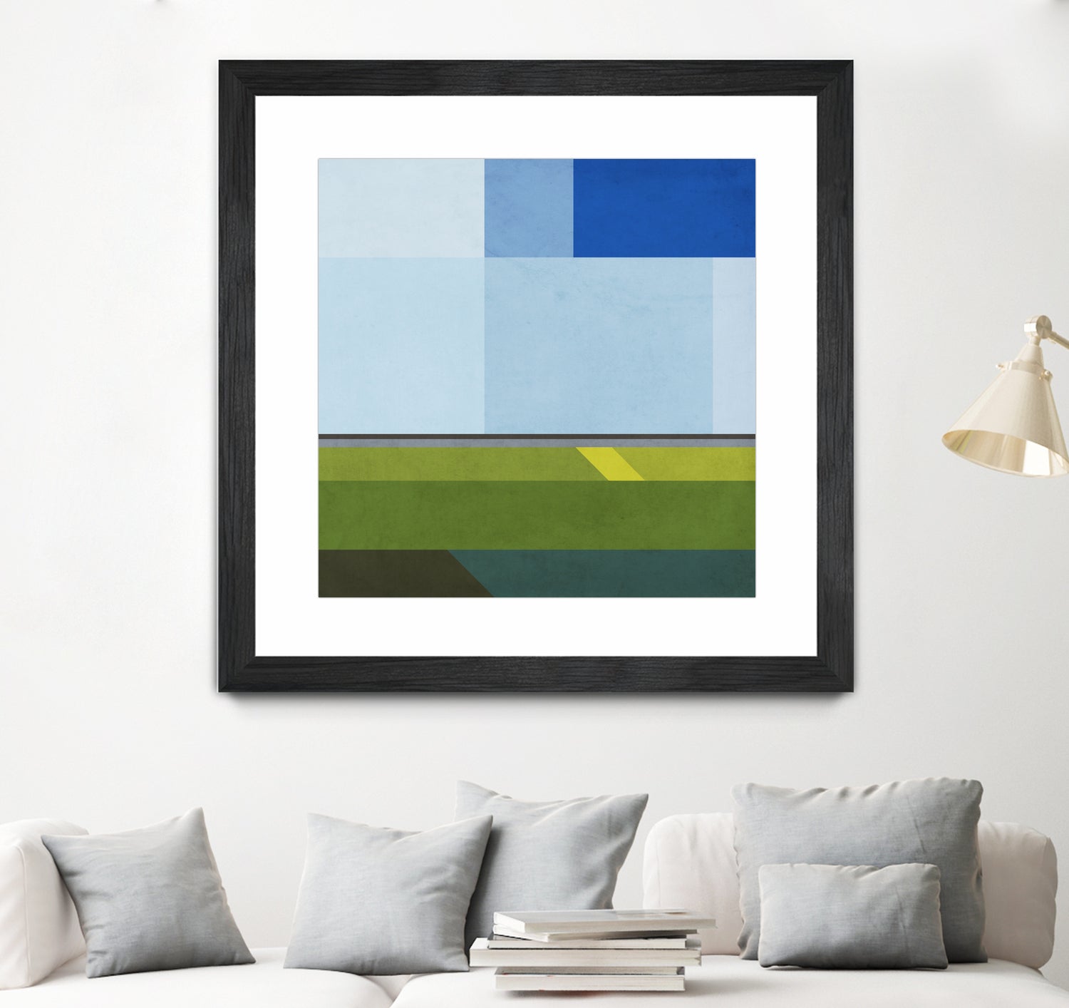 Landscape 05 by Issac Mangold on GIANT ART - blue digital painting