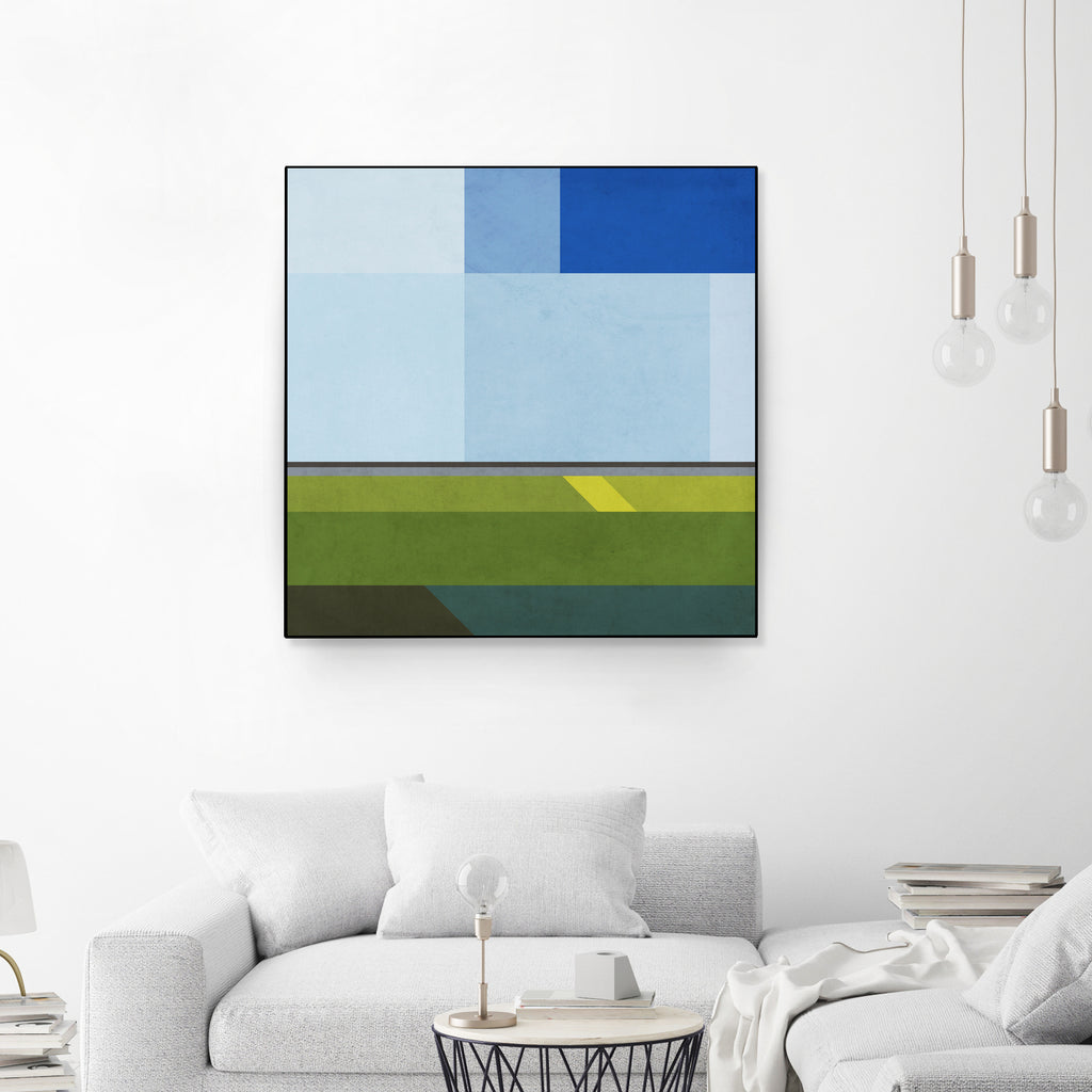 Landscape 05 by Issac Mangold on GIANT ART - blue digital painting