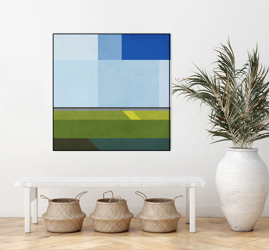 Landscape 05 by Issac Mangold on GIANT ART - blue digital painting