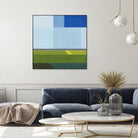 Landscape 05 by Issac Mangold on GIANT ART - blue digital painting