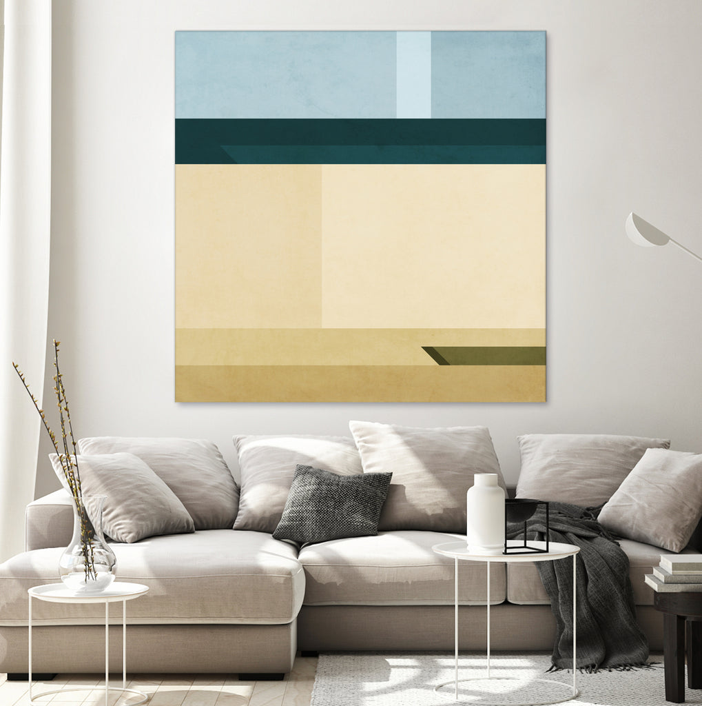 Landscape 06 by Issac Mangold on GIANT ART - yellow digital painting