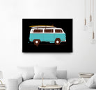 Blue Van by Florent Bodart on GIANT ART - blue digital drawing