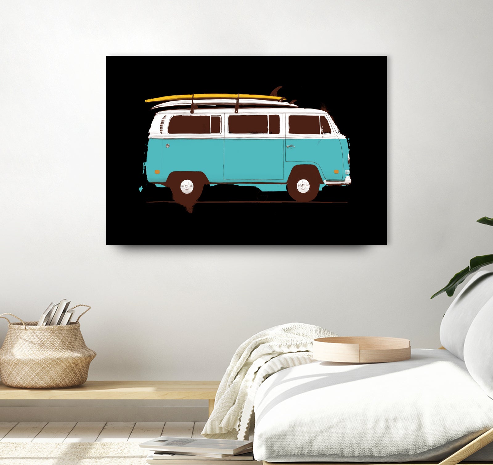 Blue Van by Florent Bodart on GIANT ART - blue digital drawing