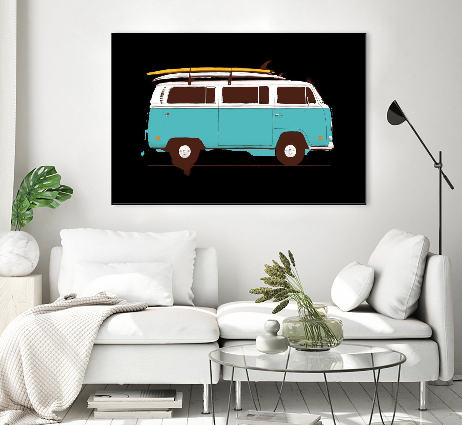 Blue Van by Florent Bodart on GIANT ART - blue digital drawing