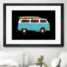 Blue Van by Florent Bodart on GIANT ART - blue digital drawing