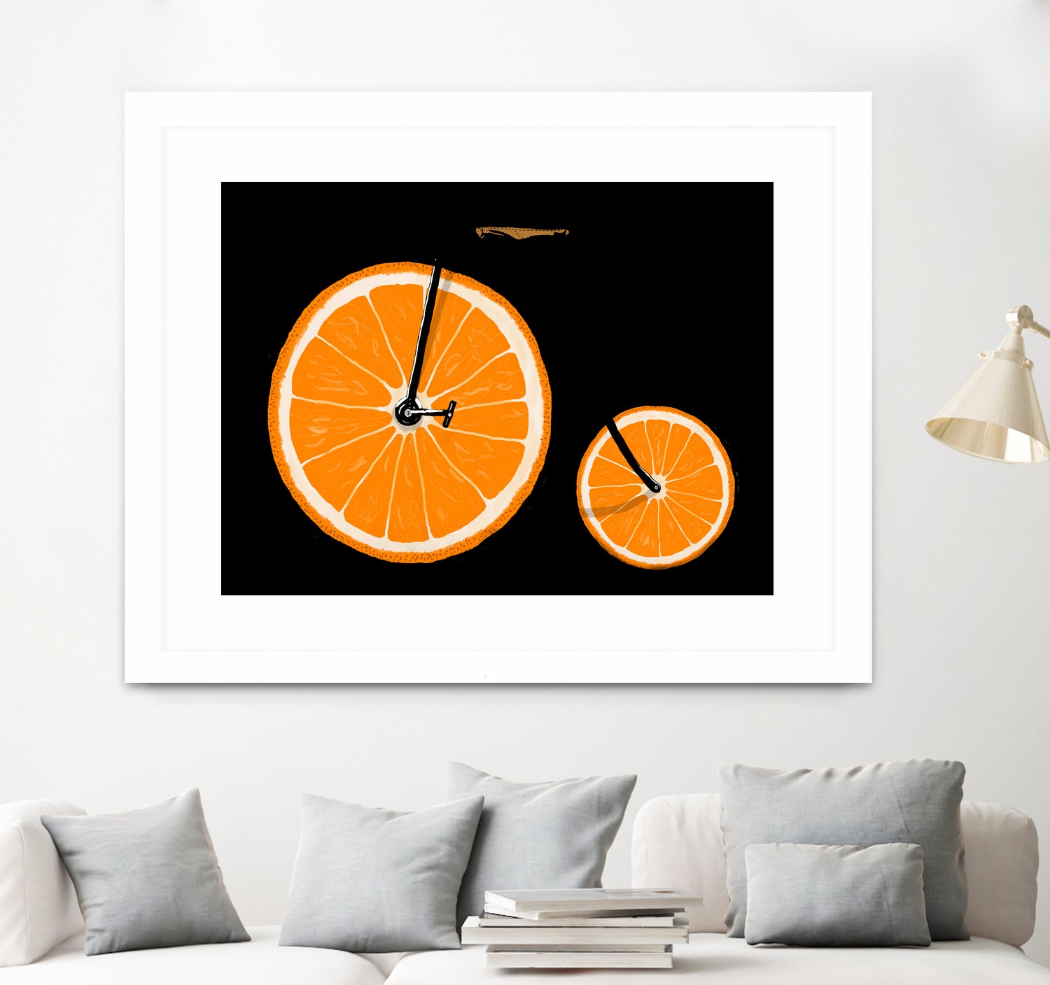 Vitamin by Florent Bodart on GIANT ART - orange digital painting