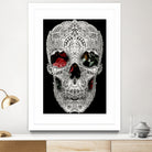 lace skull 2 light 6000 by Ali Gulec on GIANT ART - white digital drawing