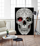 lace skull 2 light 6000 by Ali Gulec on GIANT ART - white digital drawing