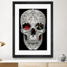 lace skull 2 light 6000 by Ali Gulec on GIANT ART - white digital drawing