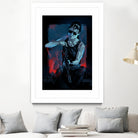 Sarah Connor by Nikita Abakumov on GIANT ART - blue digital painting