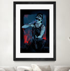 Sarah Connor by Nikita Abakumov on GIANT ART - blue digital painting