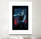 Sarah Connor by Nikita Abakumov on GIANT ART - blue digital painting