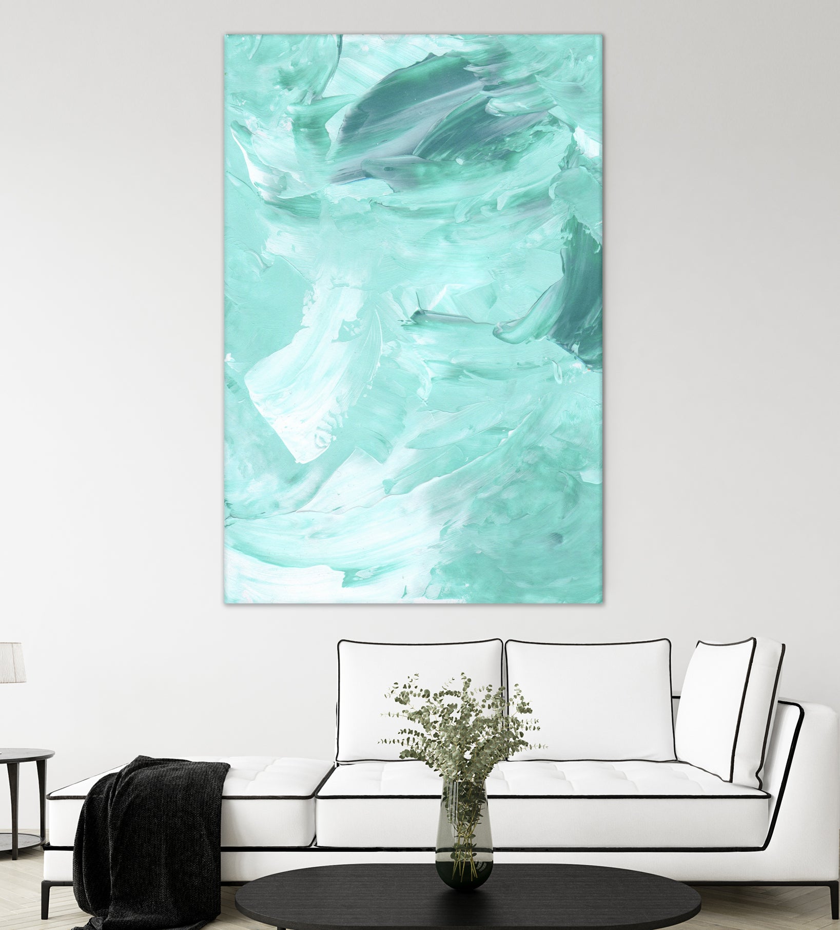 Abstract 1052 by Cecilie Karoline on GIANT ART - white mixed media