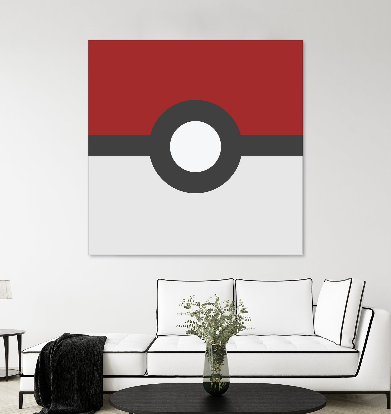 Pokeball by Proper Ganders on GIANT ART - red vector illustration