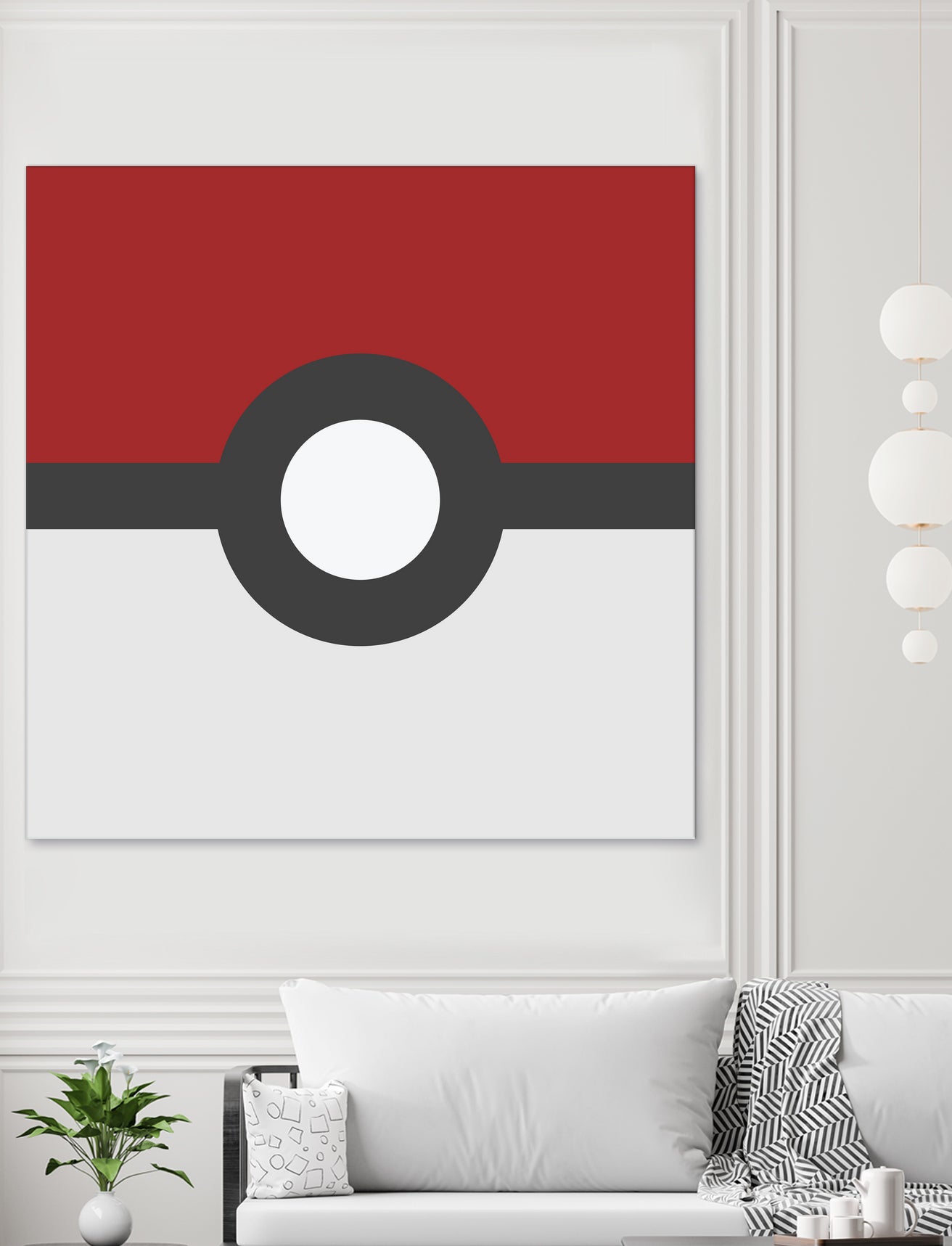 Pokeball by Proper Ganders on GIANT ART - red vector illustration