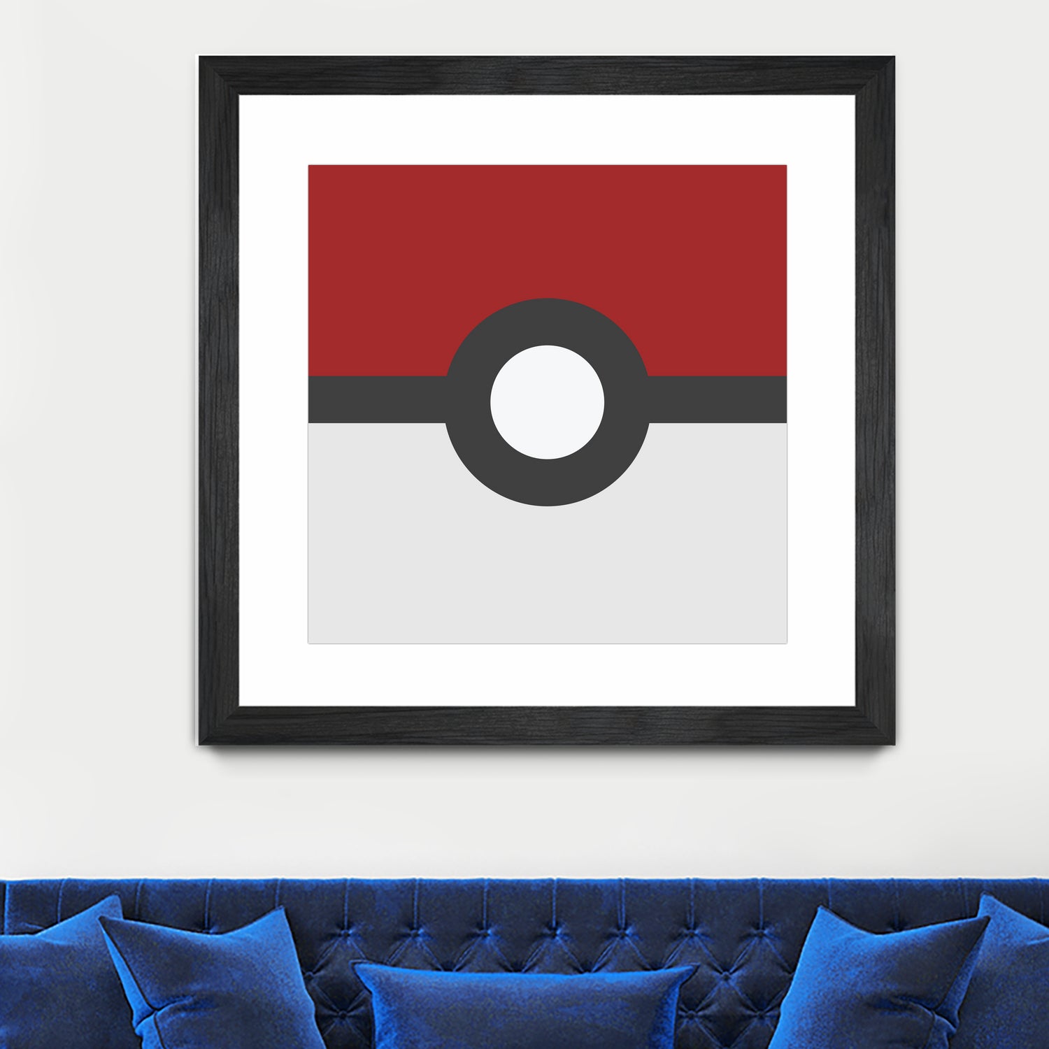 Pokeball by Proper Ganders on GIANT ART - red vector illustration