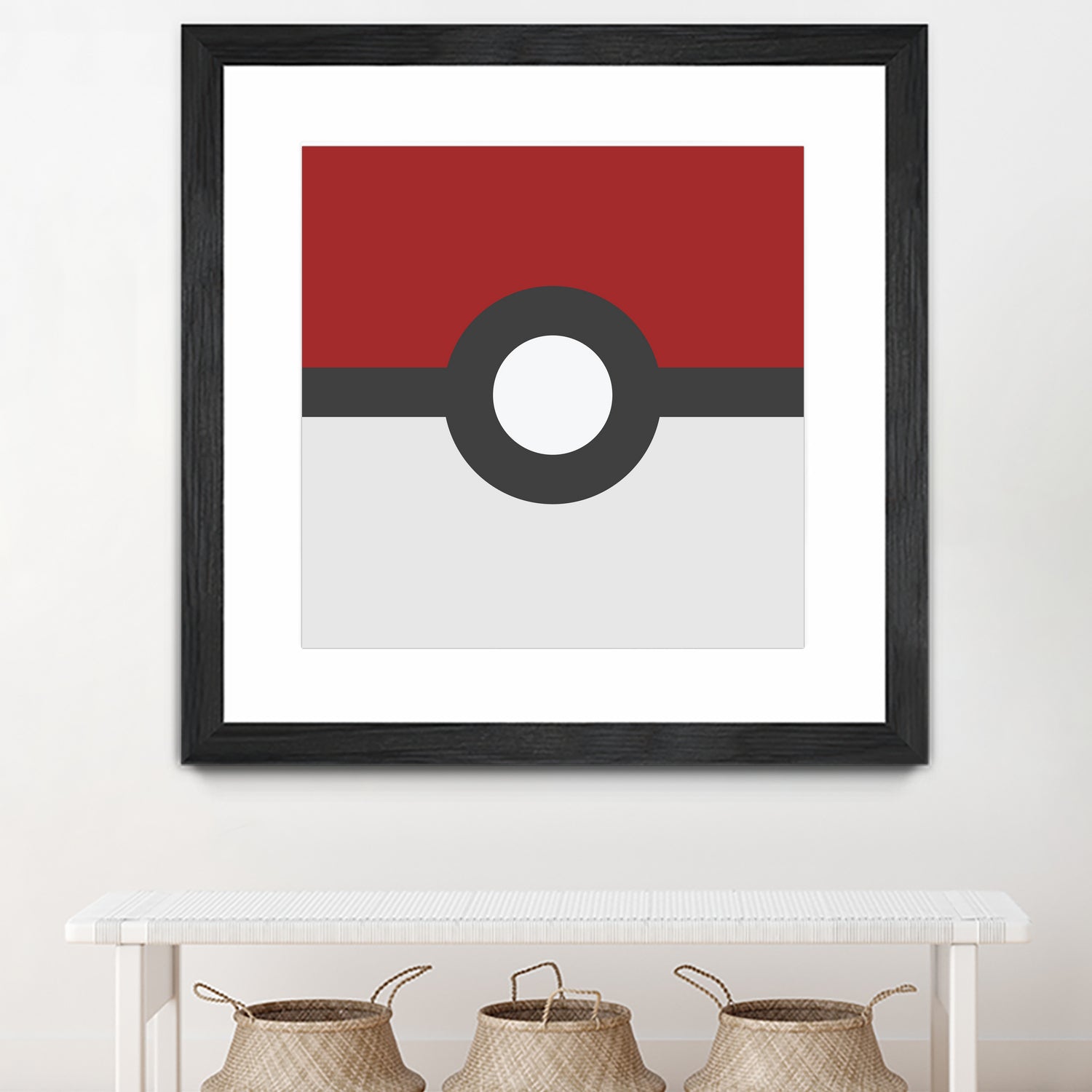 Pokeball by Proper Ganders on GIANT ART - red vector illustration