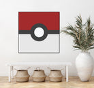 Pokeball by Proper Ganders on GIANT ART - red vector illustration