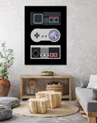 Power Trio by Daniel Sousa on GIANT ART - black vector illustration