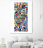 Invisible Cities v2 by Serafim Mendes on GIANT ART - white vector illustration