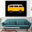 Yellow Van by Florent Bodart on GIANT ART - yellow digital painting