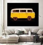 Yellow Van by Florent Bodart on GIANT ART - yellow digital painting