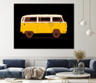 Yellow Van by Florent Bodart on GIANT ART - yellow digital painting